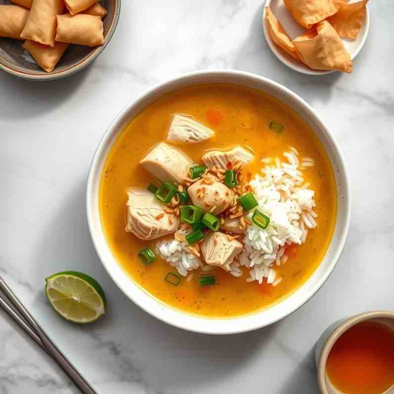 Soto Ayam - Chicken and Rice Soup Recipe